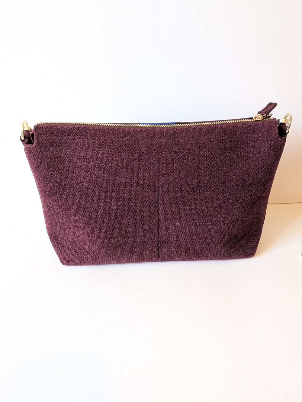 Rothy's ReVelvet Studded The Daily Crossbody in Syrah Burgundy - Picture 2 of 6